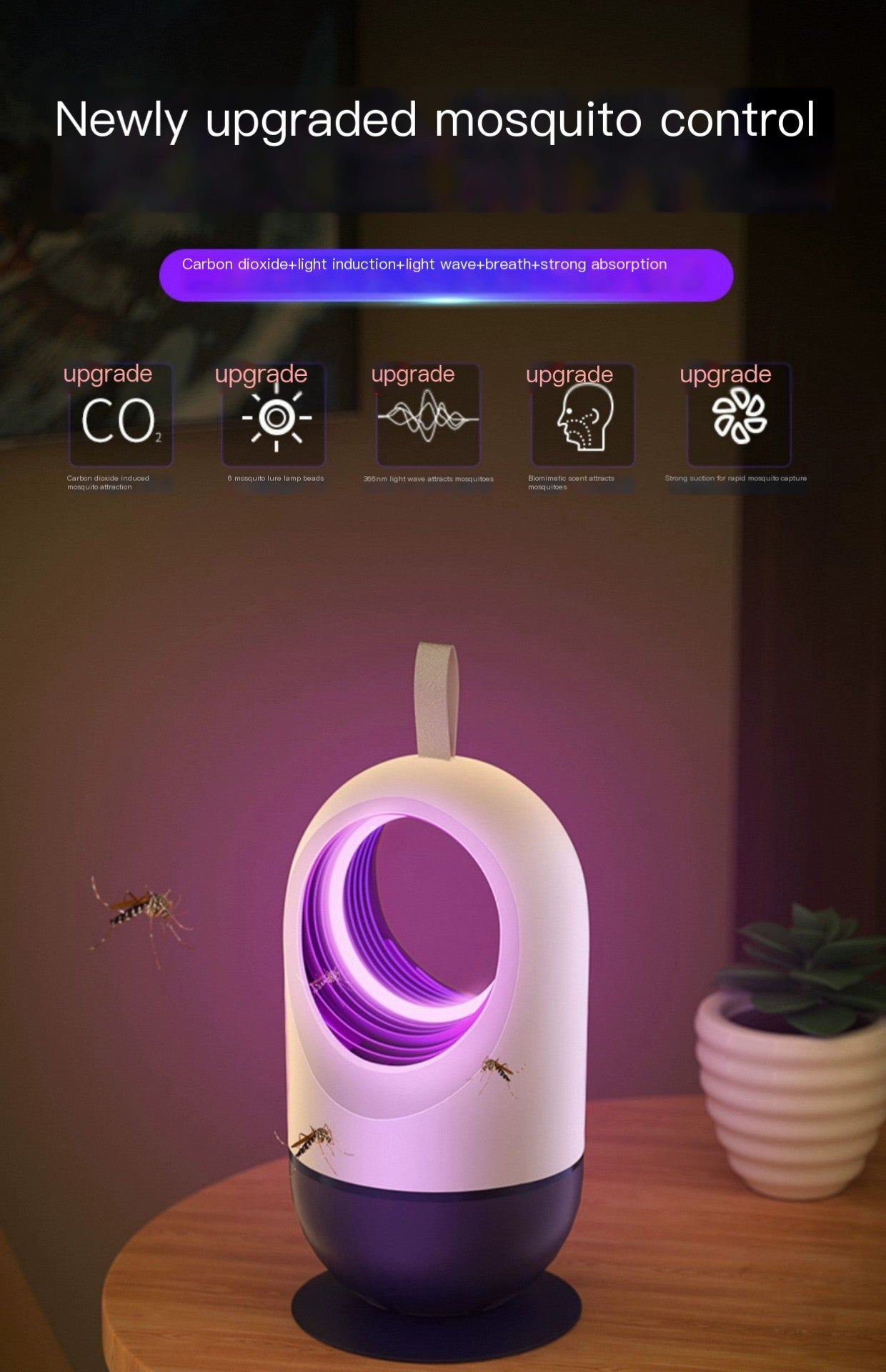 Indoor Mosquito Repellent Lamp for Air Purification