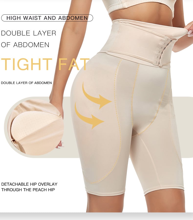 Body Shaper Pants with Foam Insert for Enhanced Curves