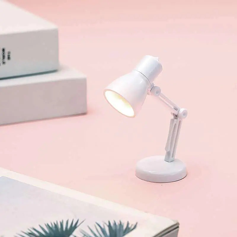 Mini Battery-Operated Book Lamp for Bedroom Use