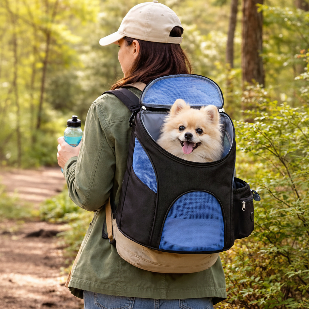 Ventilated Mesh Pet Backpack Carrier