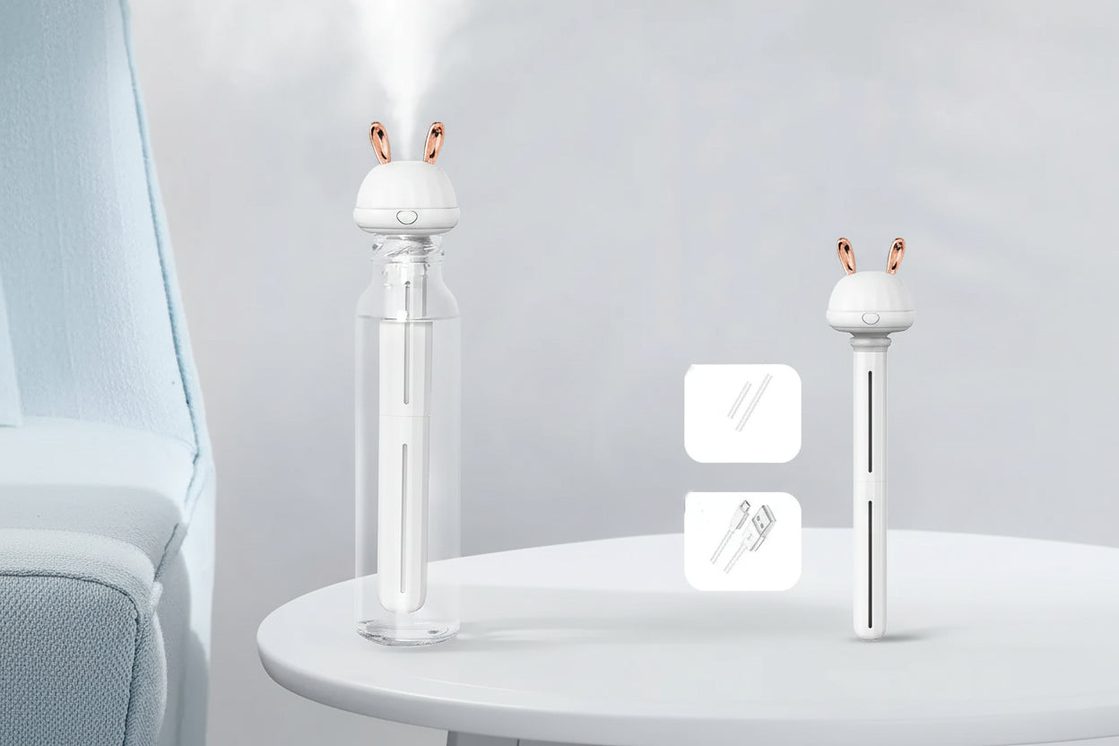 Portable Mini Cartoon Donut Humidifier with USB