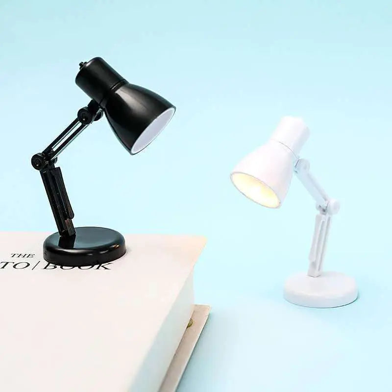 Mini Battery-Operated Book Lamp for Bedroom Use
