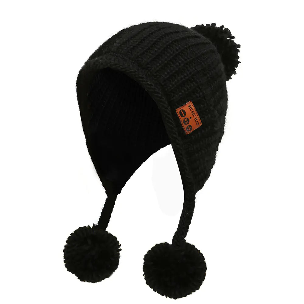 LED Knit Beanie with Bluetooth and Light for Outdoors