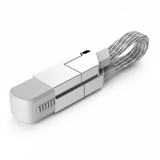4-in-1 Keychain PD Fast Charging Portable Data Cable