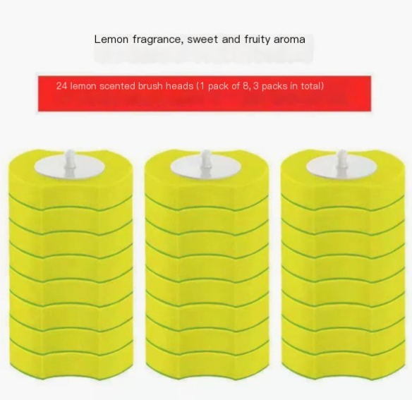 Disposable Toilet Brush with Long Handle for Deep Clean