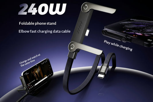 240W Bracket Charging Cable for Tablets and Phones