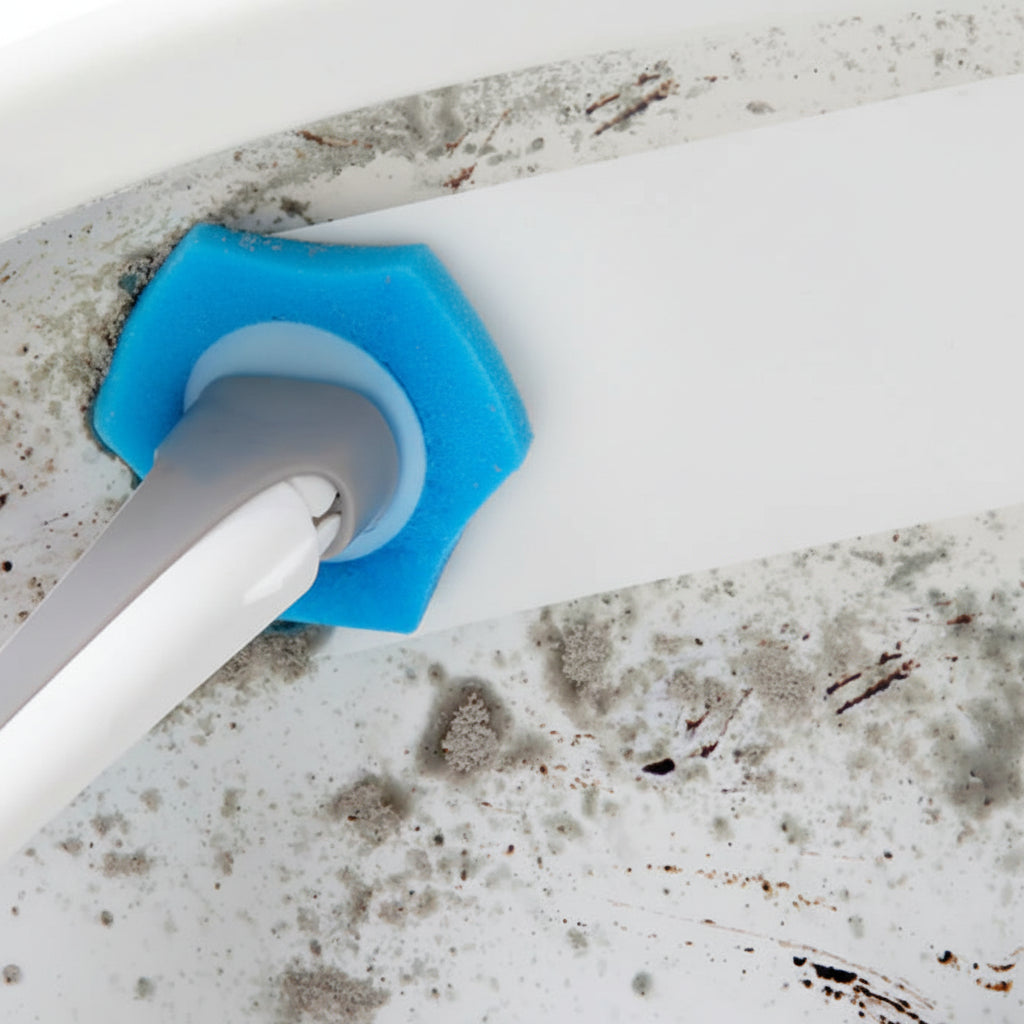 Disposable Toilet Brush with Long Handle for Deep Clean