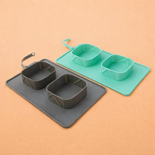 Silicone Foldable Non-Slip Outdoor Pet Bowl