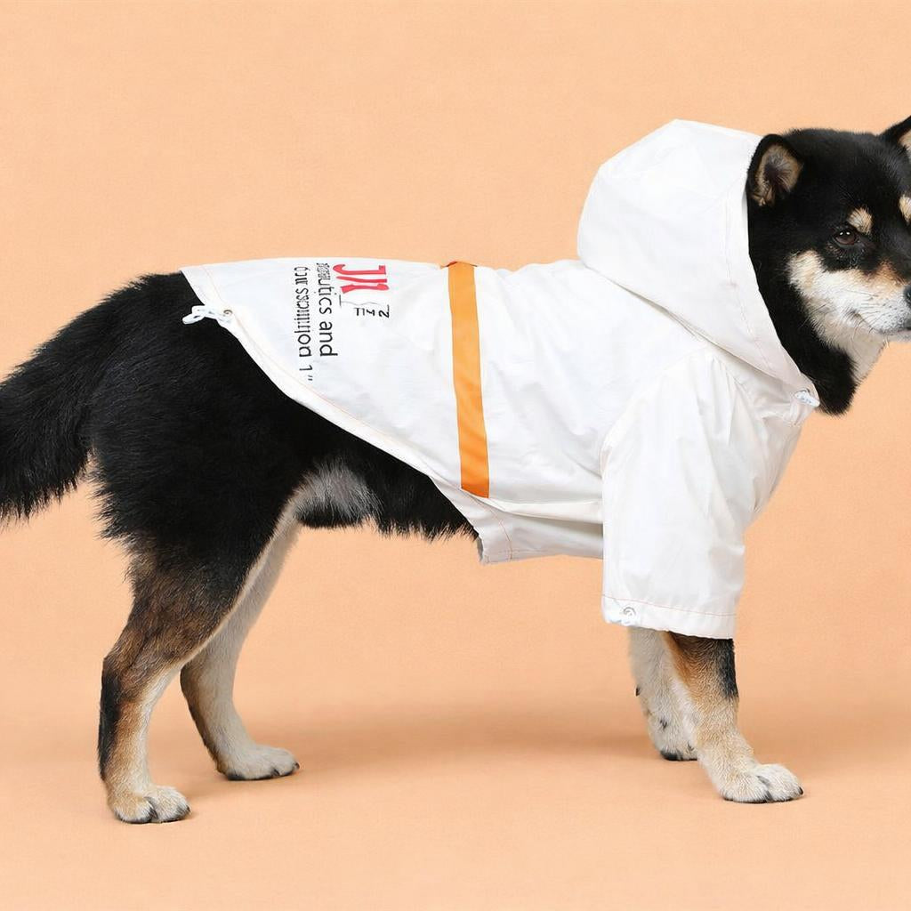 Tide Brand Reflective Windproof Pet Raincoat