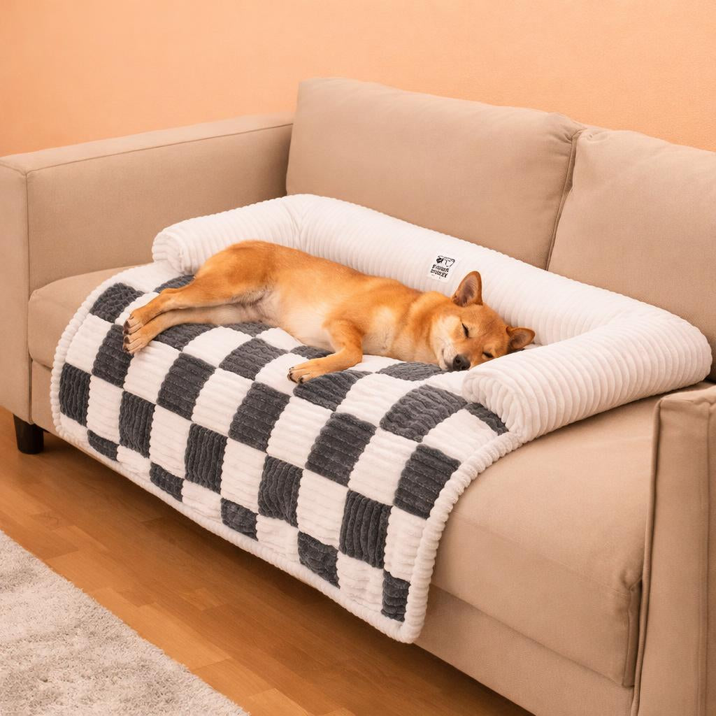 Plush Thickened Warm Pet Bed
