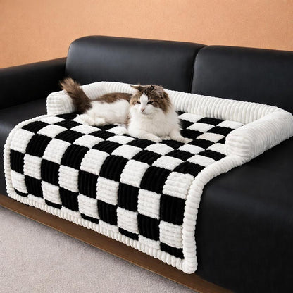 Plush Thickened Warm Pet Bed