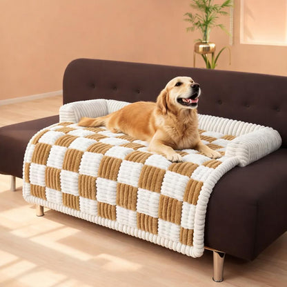 Plush Thickened Warm Pet Bed