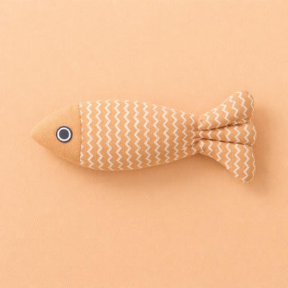 Linen Fish Cat Toy