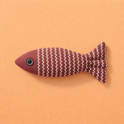 Linen Fish Cat Toy
