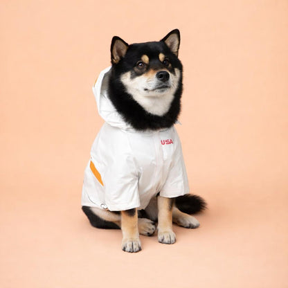 Tide Brand Reflective Windproof Pet Raincoat
