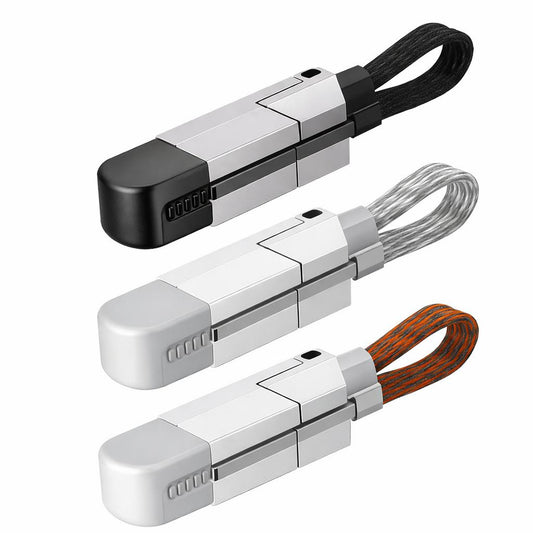 4-in-1 Keychain PD Fast Charging Portable Data Cable