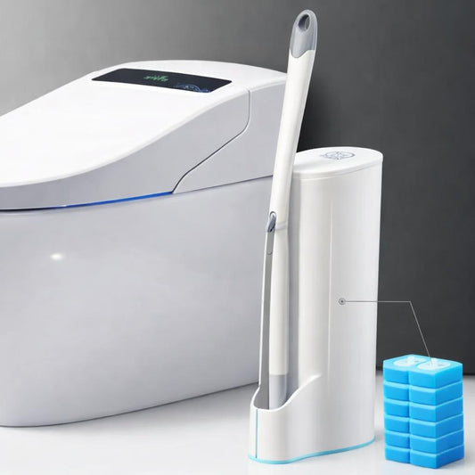 Disposable Toilet Brush with Long Handle for Deep Clean