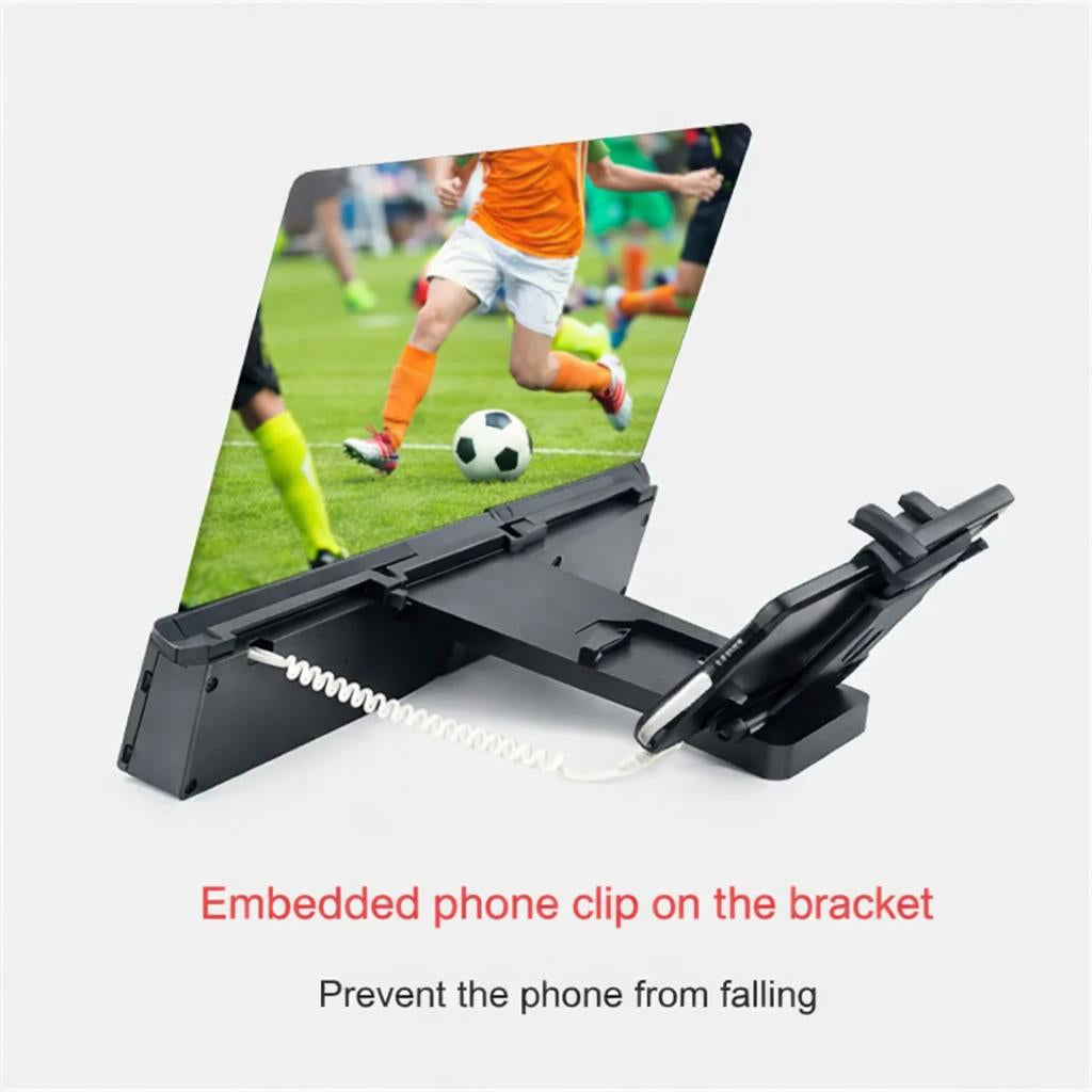 L5 12-Inch HD Phone Screen Magnifier with Speaker Stand