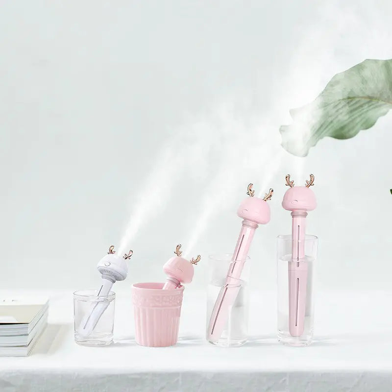 Portable Mini Cartoon Donut Humidifier with USB