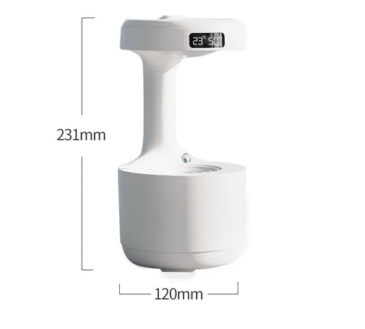Bedroom Anti-Gravity Humidifier With Clock
