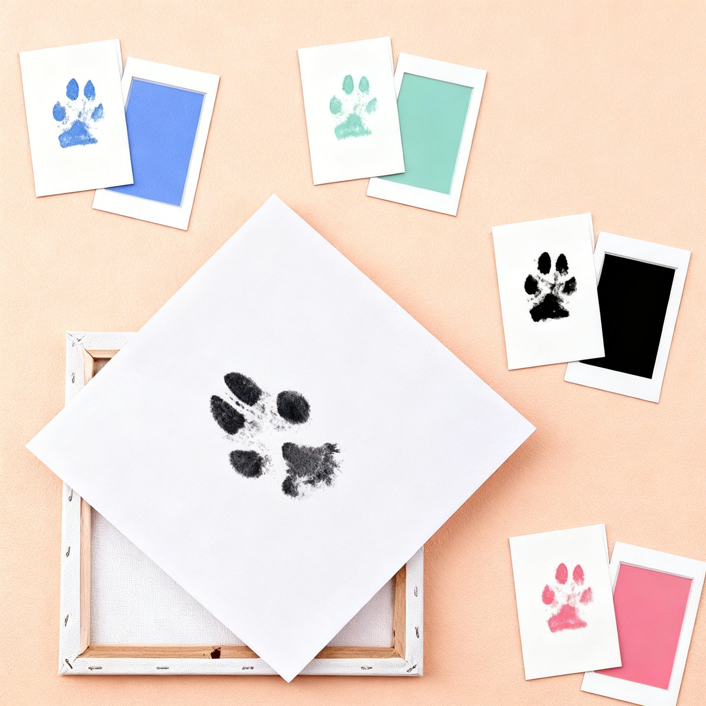 Paw Print Inkpad Keepsake Frame